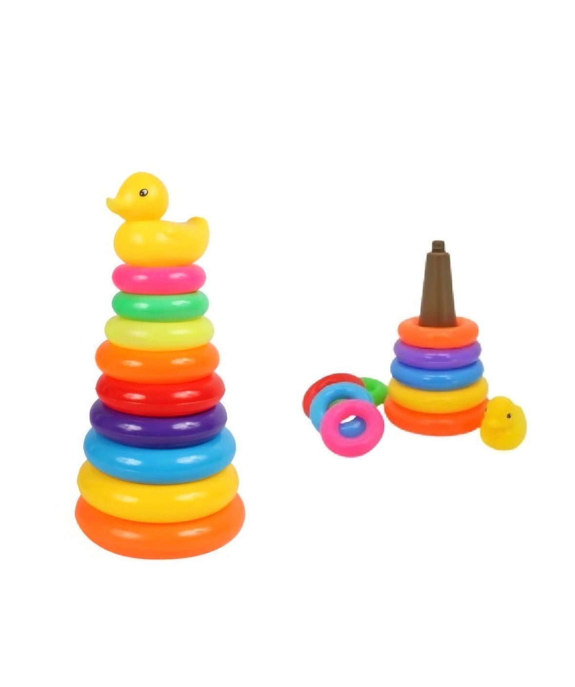 Colourful Stacking Rings – 6 & 10 Ring Options