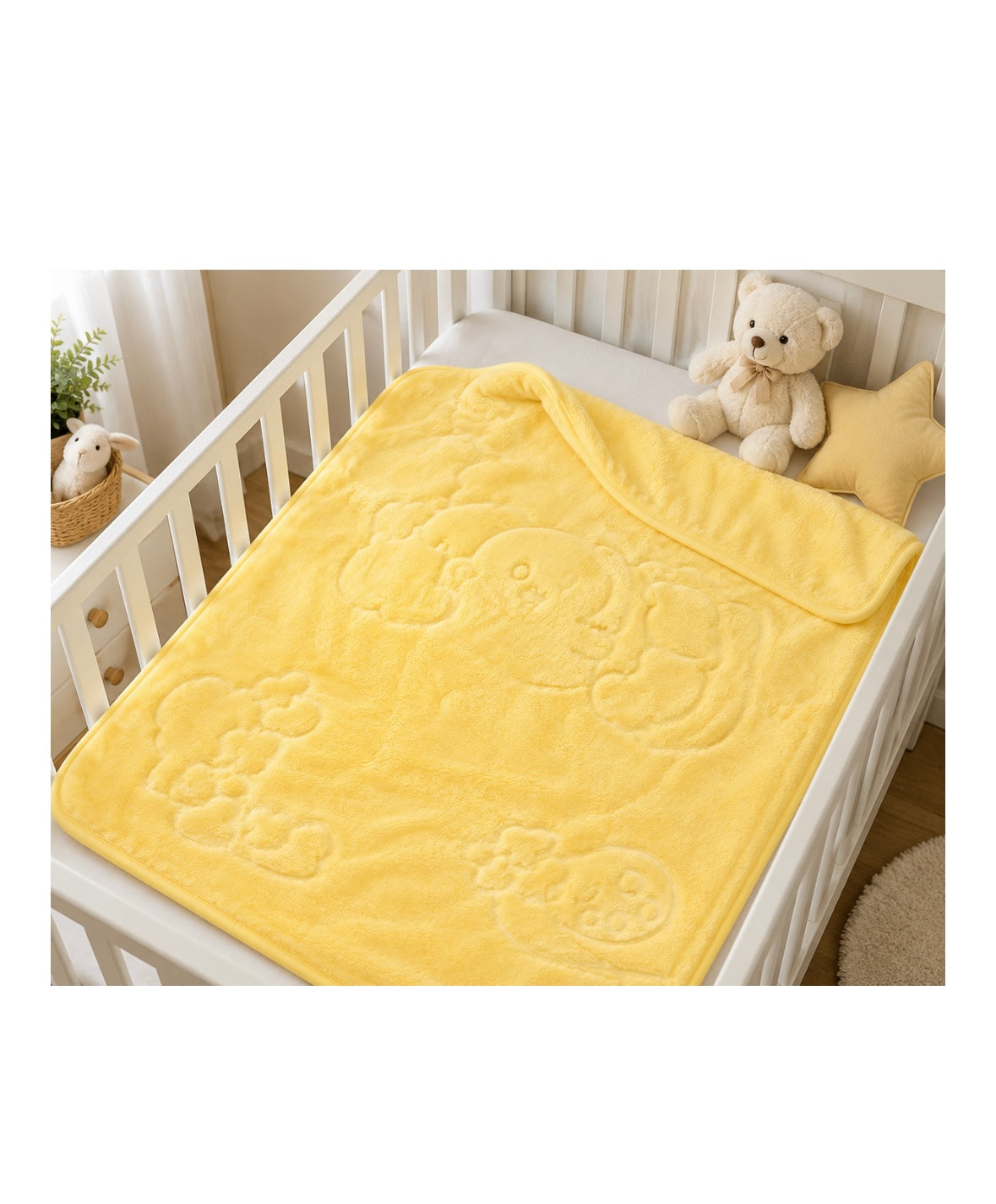 Teddy Mink 2-Ply Baby Blanket – 110 × 140 cm