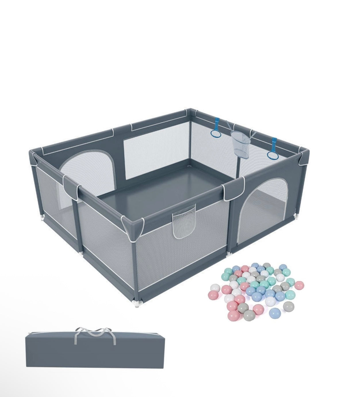 Baby Playpen Activity Center Set-grey-High Quality