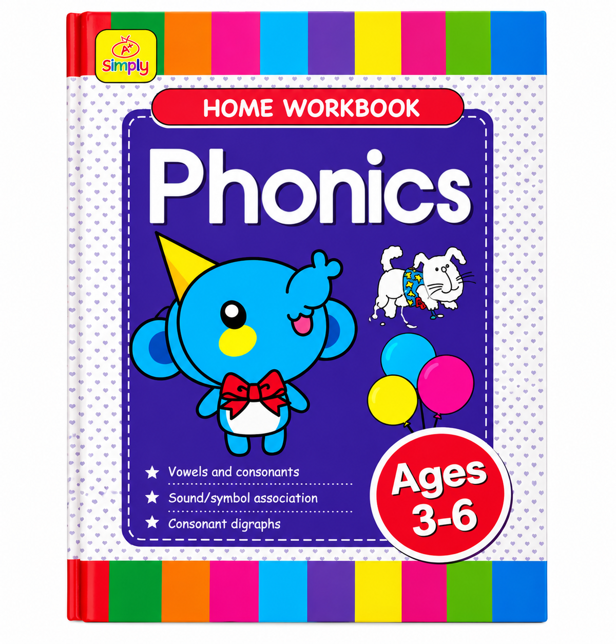 6-Piece Educational Workbook Set for Kids
