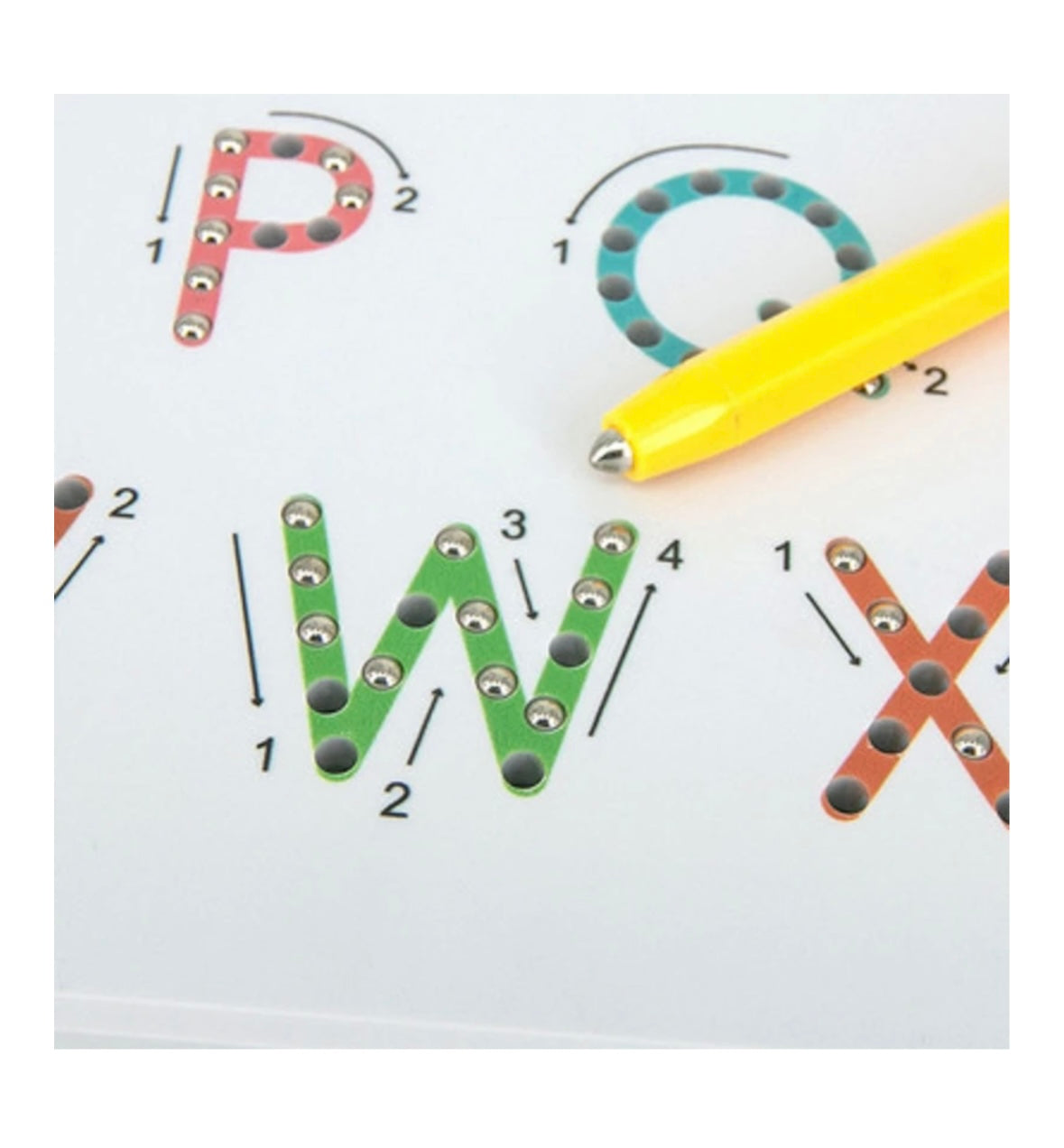 Magnetic Alphabet Writing & Tracing Board with Stylus for Kids – A-Z