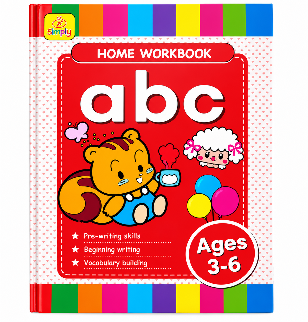 6-Piece Educational Workbook Set for Kids