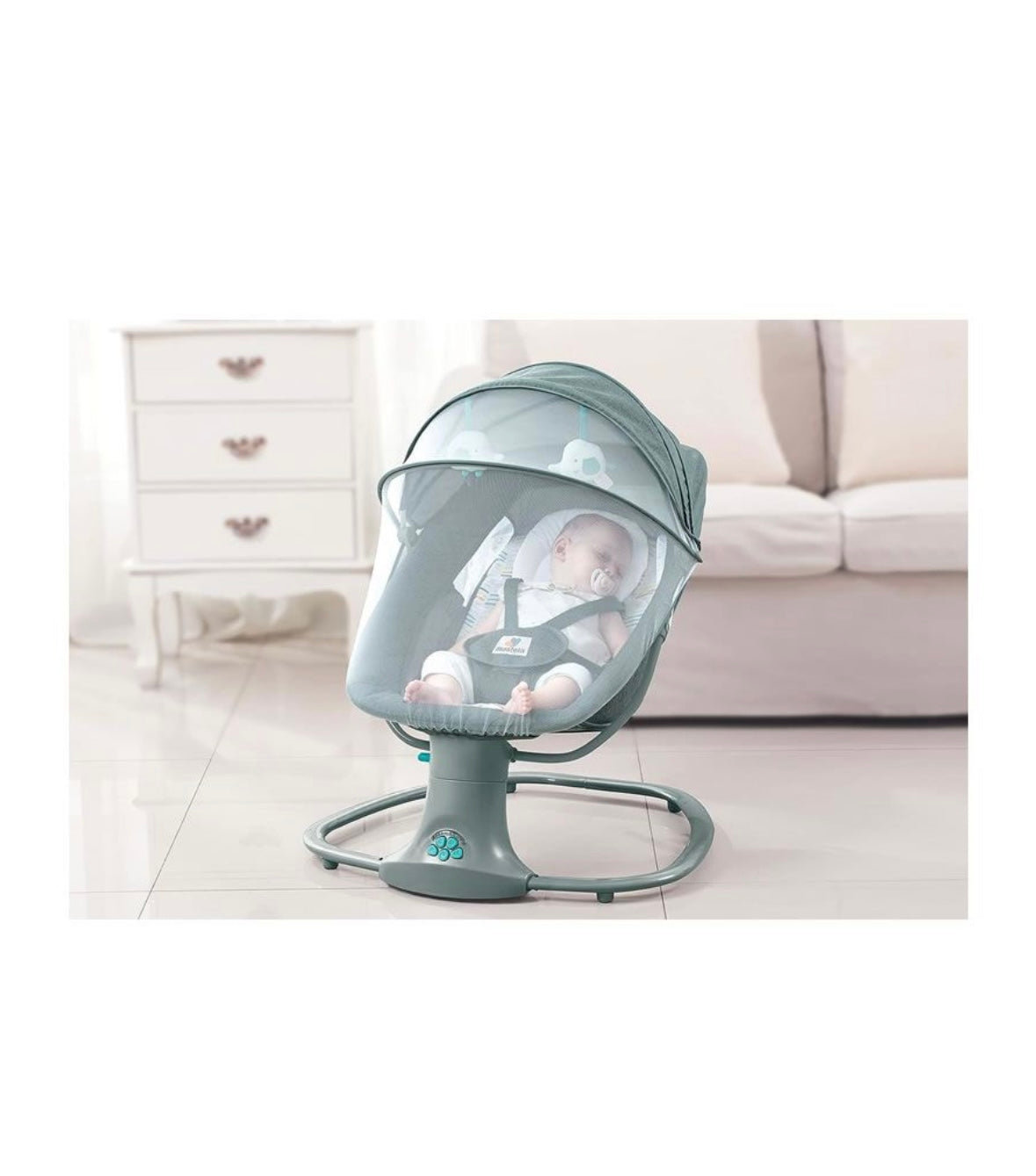 Fleek 3 in 1 Deluxe Multi-Functional Bassinet Grey