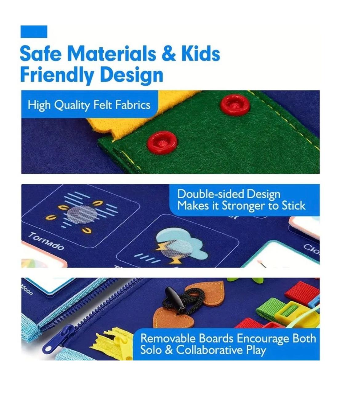 Montessori Busy Board Book
