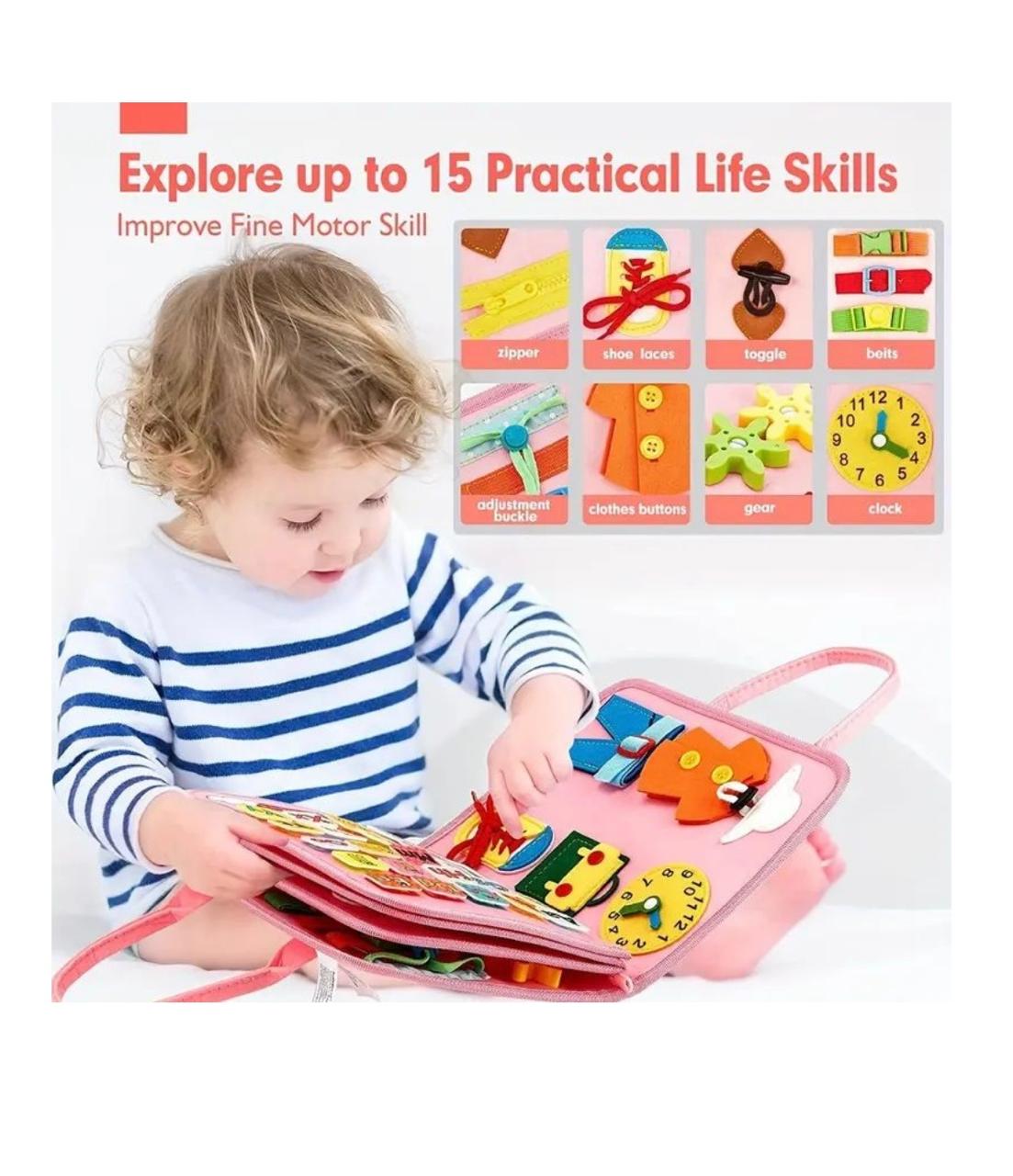 Montessori Busy Board Book