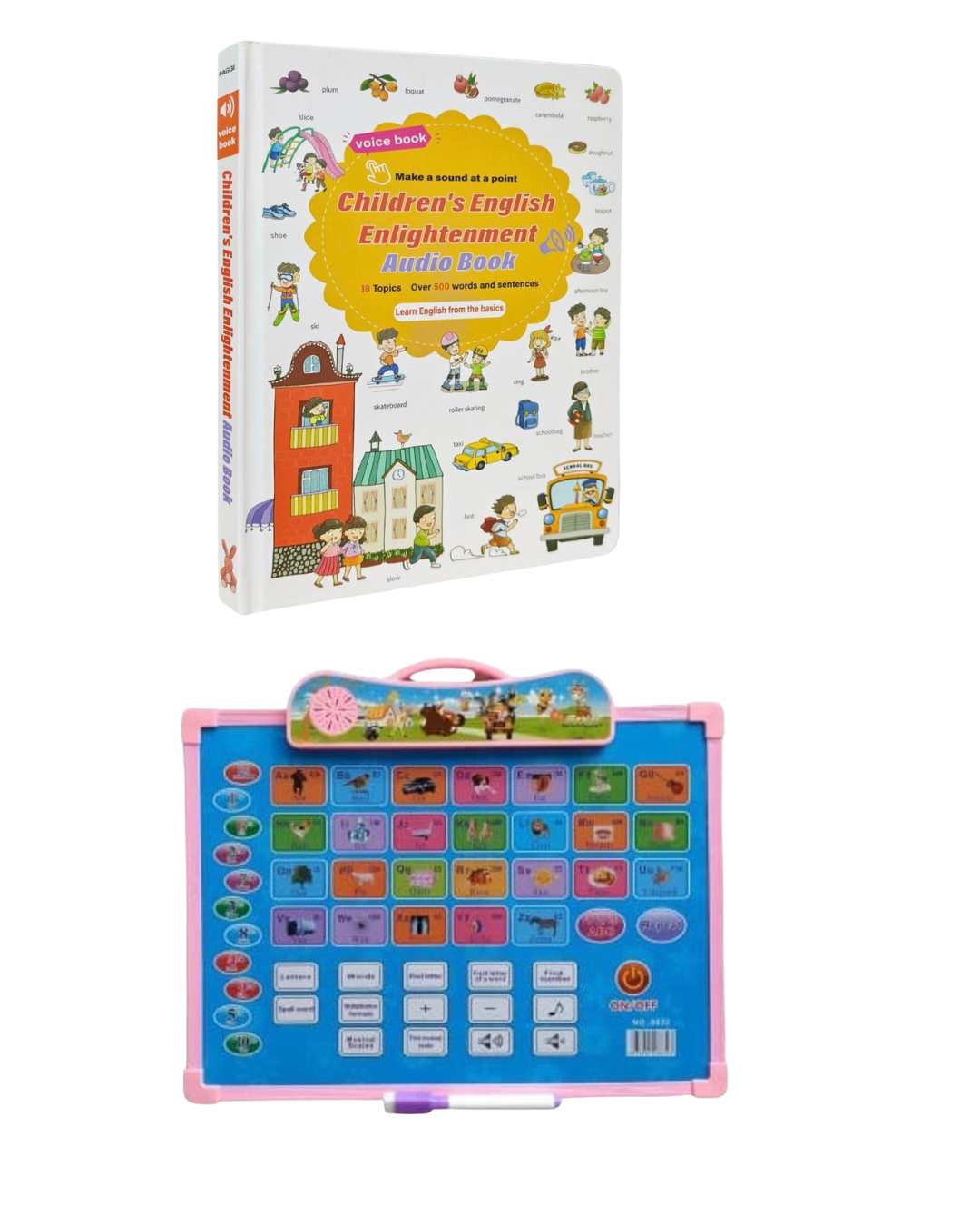 English Audio & 2n1 Learning Board