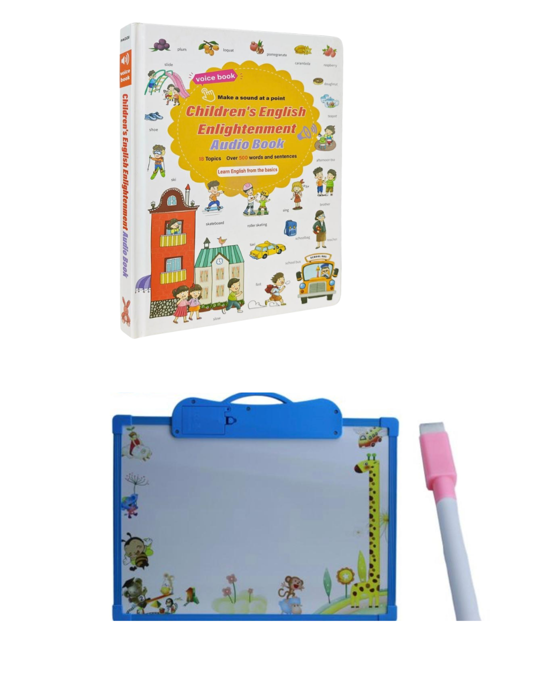 English Audio & 2n1 Learning Board